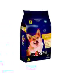 Ração Light Br4Dogs Arroz E Frango Para Cães Adultos - 3 Kilos