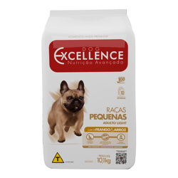 Ração Light Dog Excellence Raças Pequenas 10,1Kg Para Cachorros