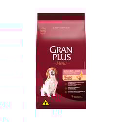Ração Light Granplus Menu Frango E Arroz Para Cães Adultos De Porte Médio E Grande - 15 Kilos
