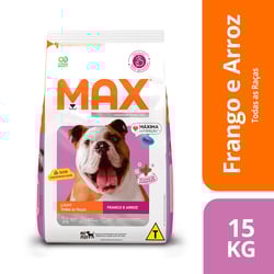 Ração Light Max Frango E Arroz Para Cães Adultos - 15 Kilos