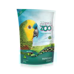 Ração Light Megazoo Para Papagaios - 600G
