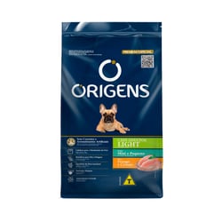 Ração Light Origens Cães Adultos Mini E Pequeno Frango E Cereais - 1Kg - 1 Kilo