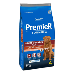 Ração Light Premier Fórmula Frango Para Cães Adultos De Raças Grandes - 15Kg