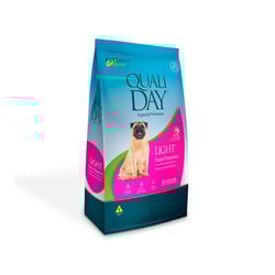 Ração Light Qualiday Para Cães Adultos De Raças Pequenas - 1 Pacote - 1 Kilo