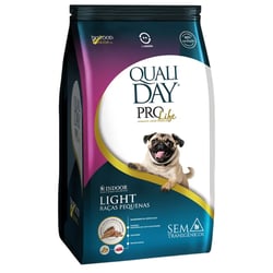 Ração Light Qualiday Prolife Frango 13Kg Para Cães Adultos De Raças Pequenas