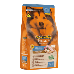 Ração Light Special Dog Ultralife Frango & Arroz 1Kg Para Cães Castrados Raças Médias E Grandes