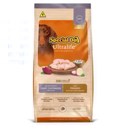 Ração Light Special Dog Ultralife Frango Para Cães Castrados De Raças Pequenas - 10,1Kg