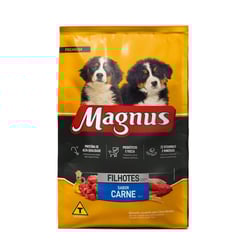 Ração Magnus Premium Para Cães Filhotes Sabor Carne - 10,1Kg