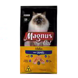Ração Magnus Premium Para Gatos Adultos Salmão - 1Kg