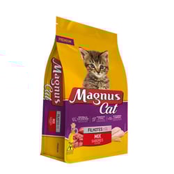 Ração Magnus Premium Para Gatos Filhotes Mix De Sabores - 15Kg
