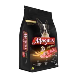 Ração Magnus Supreme Para Cães Adultos Sabor Frango E Cereais - 15Kg