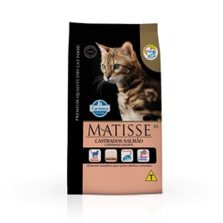 Ração Matisse Salmão Para Gatos Castrados - 7,5Kg - 7,5 Kilos