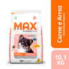 Ração Max Carne E Arroz Para Cães Filhotes De Porte Pequeno - 10,1 Kilos