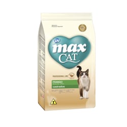 Ração Max Cat Frango Para Gatos Castrados