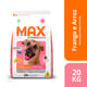 Ração Max Frango E Arroz Para Cães Adultos De Porte Médio E Grande - 15Kg - 20 Kilos - 20 Kilos