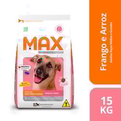 Ração Max Frango E Arroz Para Cães Adultos Médio E Grande - 1Kg - 15 Kilos