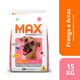 Ração Max Frango E Arroz Para Cães Adultos Médio E Grande - 1Kg - 15 Kilos - 15 Kilos