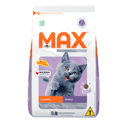Ração Max Gatos Filhotes Frango - 3Kg - 1 Kilo