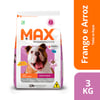 Ração Max Light Sabor Frango E Arroz Para Cães Adultos - 3Kg - 3 Kilos