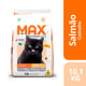 Ração Max Salmão Para Gatos Adultos Castrados - 3 Kilos - 3 Kilos