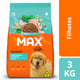 Ração Max Vita Sabor Frango Para Cães Filhotes - Ração Seca - 3 Kilos - 3 Kilos