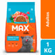 Ração Max Vita Sabores Do Mar Para Gatos Adultos Sabor Atum E Camarão - 1 Kilo - 1 Kilo