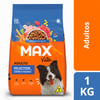 Ração Max Vita Selection Para Cães Adultos Sabor Carne E Frango - 1 Unidade - 1 Kilo