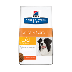 Ração Medicamentosa Hills Prescription Diet C/D Multicare Para Cães Adultos - Cuidado Urinário - 7,9 Kilos