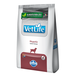 Ração Medicamentosa Vet Nat Canine Hepatic 10.1Kg Para Cachorros