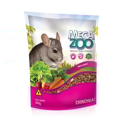 Ração Megazoo Chinchila 500G - 1 Unidade - 500 Gramas