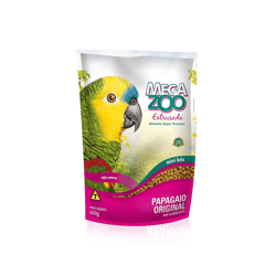 Ração Megazoo Extr Papagaios Mini 600G - 1 Unidade