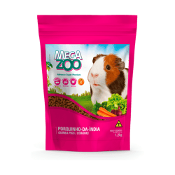 Ração Megazoo Para Porquinho-Da-Índia - 1,2Kg - 5 Kilos