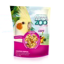 Ração Mix Tropical Megazoo Para Calopsitas - 500G