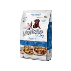 Ração Monello Dog Filhotes Sabor Frango Para Cães - Ração Seca - 7 Kilos