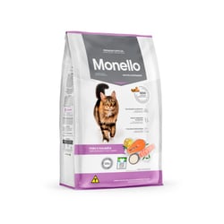Ração Monello Peru E Salmão Para Gatos Adultos Castrados - 10,1Kg - 10,1 Kilos