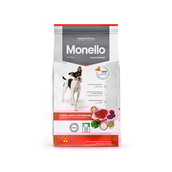 Ração Monello Sabor Carne, Arroz E Beterraba Para Cães Adultos De Porte Pequeno - 1 Unidade - 1 Kilo