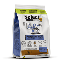 Ração Monello Select Primeira Nutrição Frango Batata Doce Banana Para Filhotes Médios E Grandes - 15 Kilos