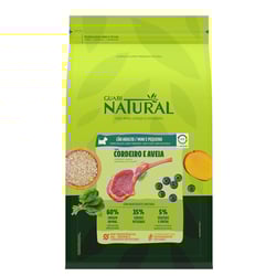 Ração Natural Adulto Raças Pequenas Cordeiro - 2,5Kg - 2,5 Kilos