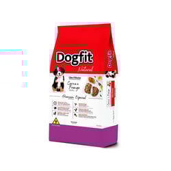 Ração Natural Dogfit Sabor Carne E Frango Para Cães Filhotes - 1Kg - 20 Kilos