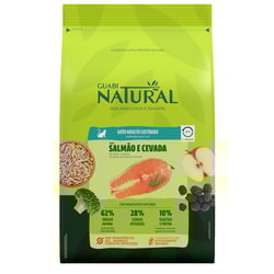 Ração Natural Guabi Gatos Castrados Salmão E Arroz 7,5Kg - 7,5 Kilos