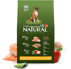 Ração Natural Salmão Para Adultos Raças Grandes E Gigantes - 12Kg