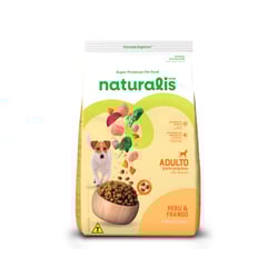 Ração Naturalis Peru E Frango Para Cães Adultos Pequenos - 1Kg