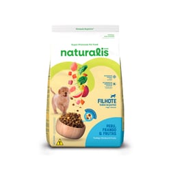 Ração Naturalis Peru, Frango E Frutas Para Cães Filhotes De Todos Os Portes - 1 Unidade - 2,5 Kilos