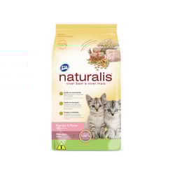 Ração Naturalis Sabor Frango E Peixe Para Gatos Filhotes