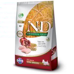 Ração N&D Ancestral Grain Frango Para Cães Adultos Mini 800G - 1 Unidade - 800 Gramas
