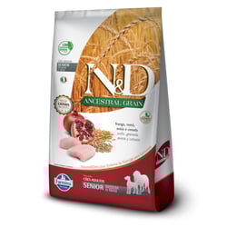 Ração N&D Ancestral Para Cães Sênior Raças Médias Frango - 10,1Kg - 10,1 Kilos