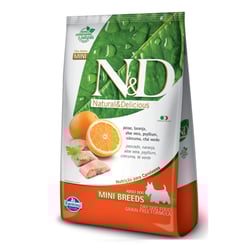 Ração N&D Grain Free Para Cães Adultos Mini Peixe - 800G