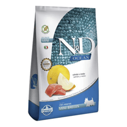 Ração N&D Ocean Salmão E Melão Para Cães Adultos Mini - Ração Seca - 2,5 Kilos