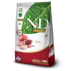 Ração N&D Prime Frango Para Gatos Adultos - 1,5Kg - 1,5 Kilos