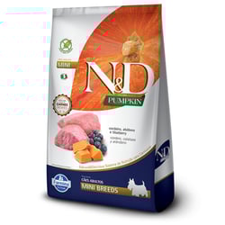 Ração N&D Pumpkin Cães Adultos Raças Pequenas Cordeiro - 800G - 800 Gramas
